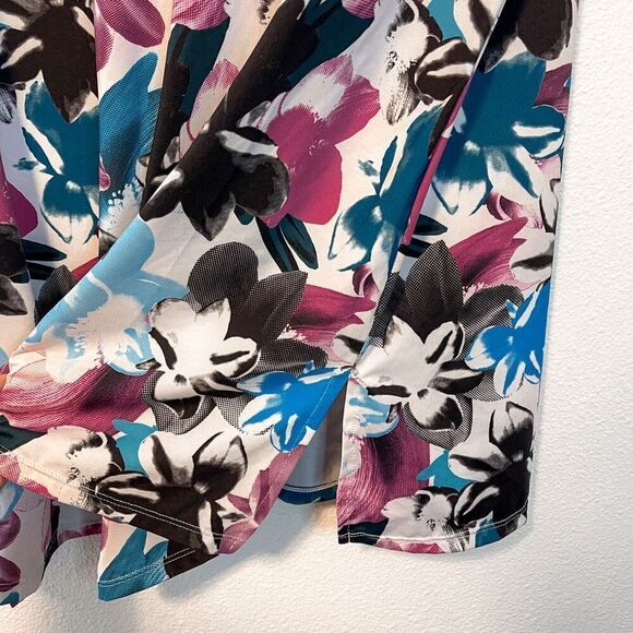 Swimsuits for All Split Neck Short Sleeve Swim Tee 24 - Picture 6 of 8